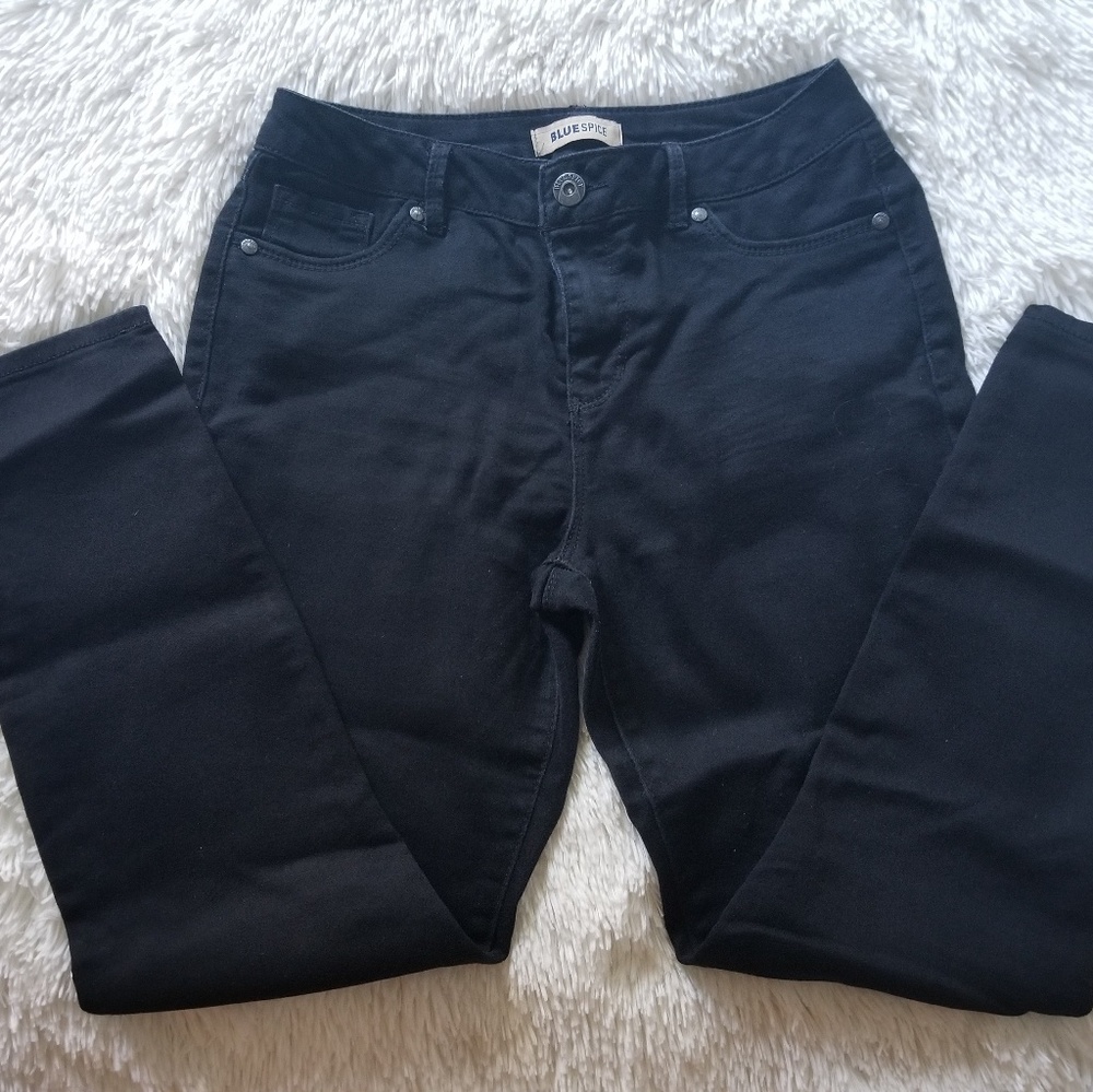 Highwaisted cropped jeans